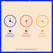 Clock Dial Chart Clock Dial Chart Template Stock Vector