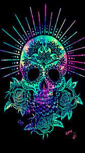 Download Flower Skull Wallpaper By Mpink27 14 Free On Zedge Now Browse Millions Of Popular Art Wallpapers An Sugar Skull Wallpaper Skull Art Flower Skull