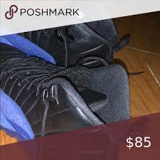 Nike Air Jordan 12 Retro Gs Black Game Royal In 2020 Air Jordans Air Jordan 12 Retro Jordan Outfits