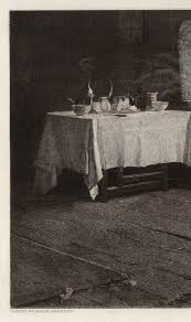 Frank BRAMLEY Antique 1800s Etching "sadness of Seafarers Wife" SIGNED  Professionally Framed COA