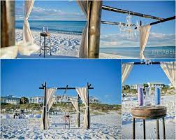Rustic Beach Wedding By Crystal Beach Weddings In Destin Fl Rustic Beach Wedding Crystal Beach Wedding Ceremony Package