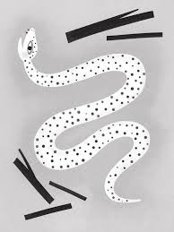 Pin By Renee Thompson On Nails Snake Illustration Snake Drawing Night Illustration