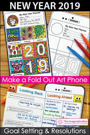 New Years 2020 Art Activity Goals And Resolutions Art Activities New Year Art New Years Activities