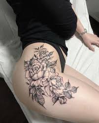 Sun and moon thigh tattoo. 30 Trending Thigh Tattoo Ideas Mybodiart