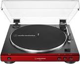 AT-LP60X-RD Fully Automatic Belt-Drive Stereo Turntable, Red Audio-Technica