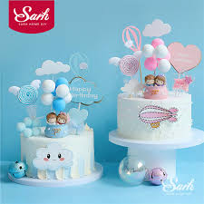 Valentine's day theme cake decorations|simple birthday cake decorations. Hot Air Balloon Couple Decoration Boy Girl Happy Birthday Cake Topper For Children Valentine S Day Party Supplies Lovely Gifts Cake Decorating Supplies Aliexpress