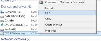 The restart, on the computer so restart the system, pressed the eject button when loading windows, eject button abbreviation for opening the cd drive on the laptop windows 10? How To Eject A Disc From Cd Dvd Drive Dell Inspiron 15 3000 Microsoft Community