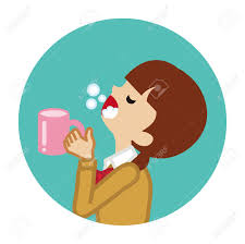 Female Student Gargling With Water For Prevent Cold - Circular Icon Royalty  Free SVG, Cliparts, Vectors, And Stock Illustration. Image 117371466.