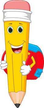 Funny Cartoon Pencil Vector Material 06 School Wall Art Art Drawings For Kids School Pictures