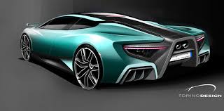 Torino Design Wildtwelve Concept Design Sketch Render Super Cars Futuristic Cars Automotive Design