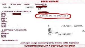Zeci de mii de beneficiari, pensii care ajung şi la 20.000 de lei, pe lună, pentru foştii procurori. Cinismul Mapn Militarii Cu Pensiile Taiate La Jumatate Au Primit Pe Talonul De Pensie Urarea La Multi Ani Cu Sanatate Cinismul Mapn Militarii Cu Pensiile Taiate La Jumatate Au Primit