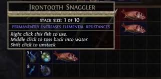 increased Life of Fish caught with this Fishing Rod PoE