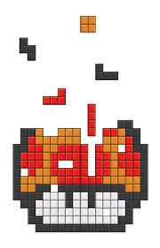 Tetris Mushroom Tetris Art Tetris Design Super Mario