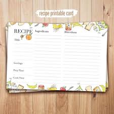 Recipe Cards Printable 4x6 Recipe Cards Recipe Templates Thanksgiving Recipes Recipe Binder Recipe Cards Blank Recipe Card Recipetemplates 4x6recipecard