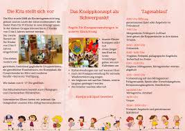 Flyer Kita Zwergenland Kindertageseinrichtung Kita Kinder Tag