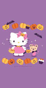 Wallpaper By Artist Unknown Hello Kitty Halloween Wallpaper Hello Kitty Iphone Wallpaper Hello Kitty Halloween