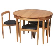 Hans Olsen Dining Package Replica Includes Table Chairs Oak Matt Blatt