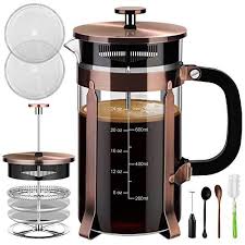 Veken French Press Coffee Maker 34 Oz 304 Stainless St Https Www Amazon Com Dp B07fclbrtz Re French Press Coffee French Press Coffee Maker French Press