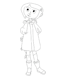Coraline Coloring Pages Educative Printable Coraline Art Coraline Drawing Coloring Pages