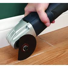 You need the sliding action of a sliding miter saw to cut the full width of the plank. How Do I Cut A Straight Line In An Installed Wood Floor For A Flush Mount Hvac Vent Home Improvement Stack Exchange