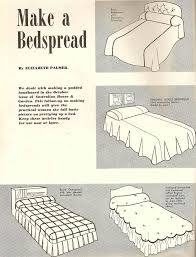 Coverlets are much smaller, since they're designed to be a decorative element at the foot of your bed or a thin extra layer between bedspread. Totally Retro 1953 Bedspread Tutorial Bed Spreads Diy Sewing Pattern Diy Sewing