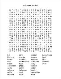 Introduce the more difficult cards after they have memorized the simpler ones. Hardest Halloween Wordsearch