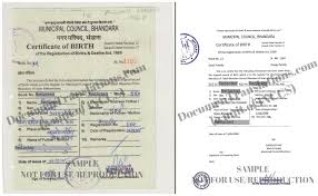 Certified And Notarized Marathi To English Translation Of Birth Certificate Document Translations
