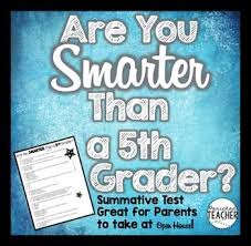 Our online 5th grade trivia quizzes can be adapted to suit your requirements for taking some of the top 5th grade quizzes. Are You Smarter Than A 5th Grader Quiz Freebie Parents As Teachers Trivia Questions For Kids Graders