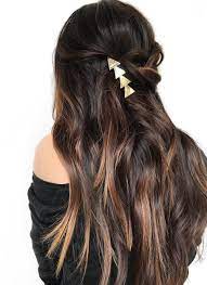 This hairstyles of long hair with bangs is quite a simple, easy fix for busy day schedules and yet you can manage to look mesmerizing. 20 Stunning Long Dark Brown Hair Cuts And Styles