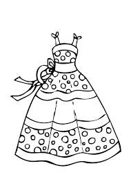 Dress Summer Polka Dot Coloring Page For Girls Printable Free Coloring Pages For Girls Wedding Coloring Pages Free Coloring Pages