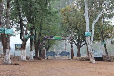 The wild gateway to Betla National Park, AI generated