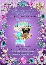 Mermaid Baby Shower Invitation Little Mermaid Invite Under Etsy Mermaid Baby Shower Invitations Mermaid Baby Showers Baby Shower Invitations