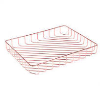 Amazon.com : Fvstar Rose Gold File Organizer for Desk Letter Size Desk  Paper Organizer Trays Large Capacity Metal File Organizer Paper Tray Wire  ...