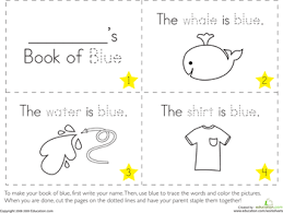 The Color Blue Worksheet Education Com Free Preschool Worksheets Preschool Worksheets Free Printables Preschool Colors