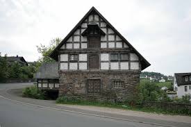 Blaues haus baindt, boschstraße 1: Finnentrop Sudwestfalen