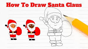 I hope this helps you on how to draw santa claus. Santa Claus Drawing Easy Tutorial Paper Flo Designs