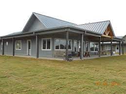Barndominium Is Rising In Popularity As Modern Residential And Commercial Buildings Modern Barndo Metal Building Homes Barn House Plans Steel Building Homes