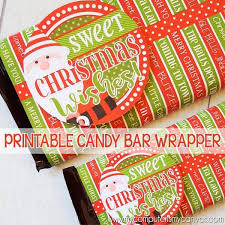 Looking for a quick and easy gift idea that's perfect for just about anyone?! Christmas Candy Bar Wrapper Printable My Computer Is My Canvas