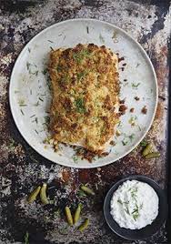 Saumon En Croute Sauce Aux Cornichons Trois Fois Par Jour Recipe Seafood Recipes Crusted Salmon Recipes