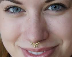 16g Septum Ring, Gold Septum Hoop, Septum Jewelry, Boho Jewelry, Nose  Jewelry, Septum Piercing