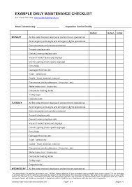 If a maintenance technician is certain that an ems component is faulty and needs to be bypassed, those notes shall be added to the work order and sent to ems, along with notification from dispatch (phone call or email) that the work order is in ems queue. Preventive Maintenance Checklist Template Vehicle Maintenance Schedule Template