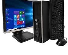 Imagem de HP desktop computer