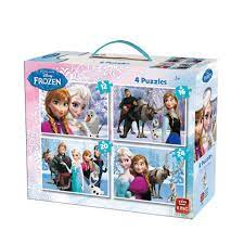 Disney Frozen 4 In 1 Puzzel