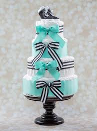 Black And White Striped Grosgrain Ribbon Baby Boy Diaper Cake 4 Tier Blue With Black And White Striped Grosgrain Ribbon Made With 95 Pampers Swadd Diaper Cake Boy Baby Diaper Cake Boy Baby Diaper Cake