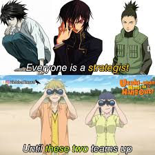 Death Note Code Geass Naruto Uzaki Chan Wants To Hang Out Animememes I've read the manga for this before.