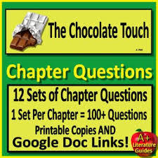 The Chocolate Touch Chapter Questions Printable Google Docs 100 Comprehension In 2020 The Chocolate Touch This Or That Questions Comprehension