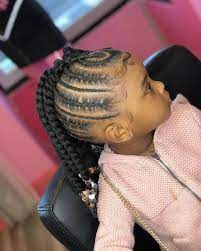 2019 2020 Hairstyles Gorgeous Christmas Braiding Styles For Kids Black Kids Hairstyles Hair Styles Cute Braided Hairstyles
