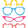 Props for photo booths at a graduation party could include mortarboards and 'class of 2017' photo frames. 1