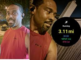 Houston neighborhood run with Scilian flag