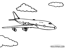 These airplane coloring pages printable are perfect for kids of all ages. 747 Coloring Page Novocom Top